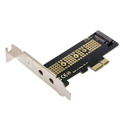 Afbeelding van JSER Nvme naar PCI E 4.0 Laag Profiel 3.0 x1 Lane M.2 NGFF M Key SSD AHCI Express Adapterkaart