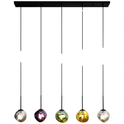 Afbeelding van ECO Light CANOPUS 9550 S 5 COL Hanglamp E14 Meerkleurig