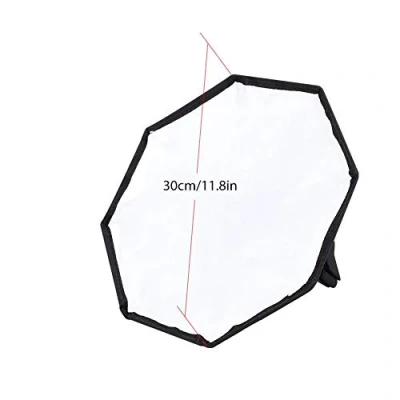 Afbeelding van Flash Diffuser 30cm draagbare verwijderbare universele zaklamp Softbox met opbergtas voor externe Speedlite flitser