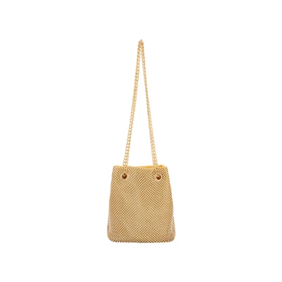 Afbeelding van faina Bucket Handtas, Dames, Maat: One Size, Gold
