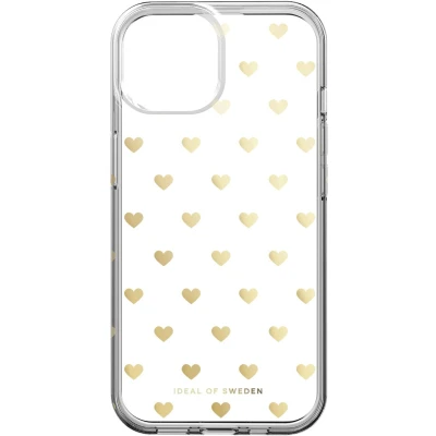 Afbeelding van Apple iPhone 15 Hoesje Kunststof iDeal of Sweden Hardcase/Backcover Goud Telefoonhoesje
