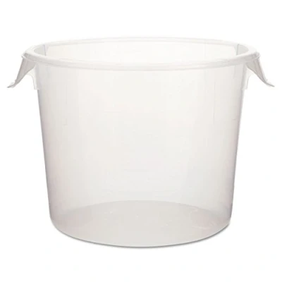 Afbeelding van Ronde opslag container 5,7 ltr, Rubbermaid, model: Vb 005723, 12 stuks per verpakking, transparant