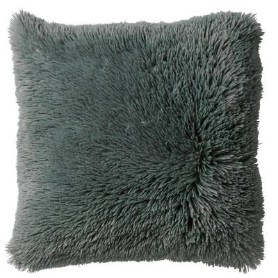 Afbeelding van Dutch Decor FLUFFY Kussenhoes 45x45 cm superzacht effen kleur Jadeite lichtgroen