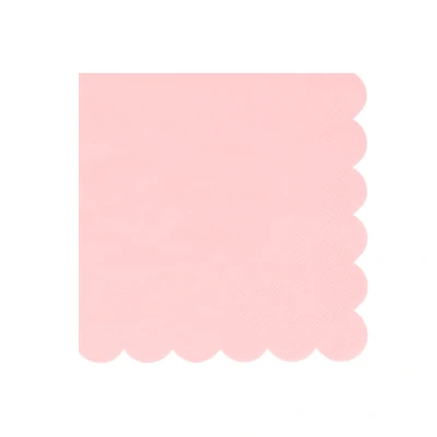Afbeelding van Gebaksservetten roze (16st) Meri