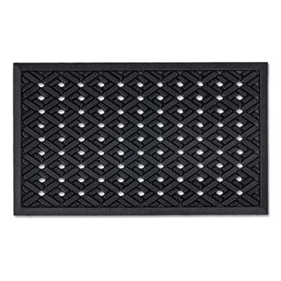 Afbeelding van Rubbermat buitendeur 45x75 cm Dynamic Outdoor deurmat Rubber buiten antislip en stevig hoogte 13mm