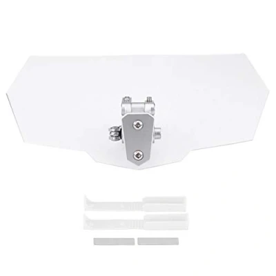 Afbeelding van Universal Motorbike Windscherm Deflector Extender Guards Windshield Motorfiets voorruit universeel instelbare transparante
