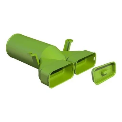 Afbeelding van Ubbink Air Excellent AE55sc ventieladapter 180 125 met 1 afdekkap