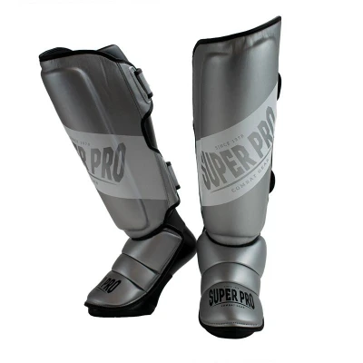 Afbeelding van Super Pro Combat Gear Rebel Scheenbeschermers Zwart/Grijs/Wit Extra Small