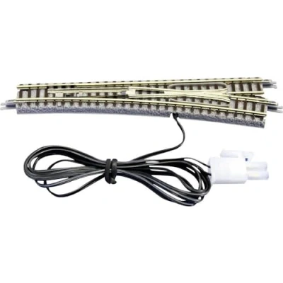 Afbeelding van Z Rokuhan rails (met ballastbed) 7297039 Wissel, Elektrisch, Links 110 mm 13 490 1 set(s)