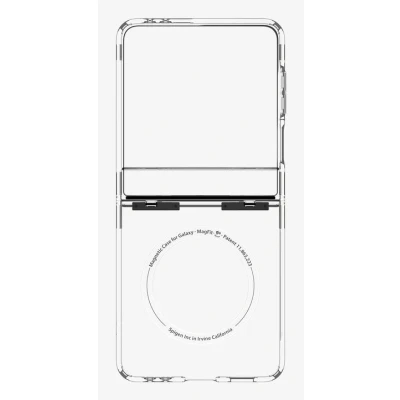 Afbeelding van Spigen Ultra Hybrid Pro MagFit Case voor Samsung Galaxy Z Flip 7 hoesje, Compatibel met MagSafe Clear White