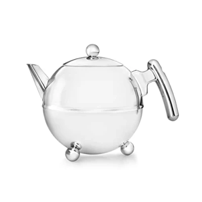 Afbeelding van Theepot Bredemeijer Bella Ronde Chroom Beslag 1,2 L
