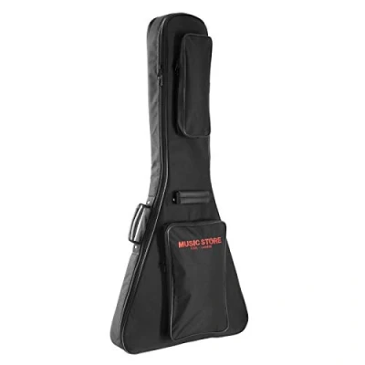 Afbeelding van MUSIC STORE &quot;Deluxe&quot; Gigbag V gitaar Tas voor elektrische gitaren