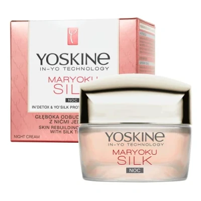 Afbeelding van Yoskine Maryoku Silk Night Cream, Rebuilding Treatment with Threads 50ml
