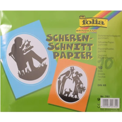 Afbeelding van Folia Gegomd papier silhouette 10 v. 780