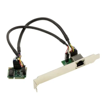 Afbeelding van KALEA INFORMATIQUE GIGABIT Ethernet Mini PCI Express netwerk controllerkaart met Realtek RTL8111 chipset