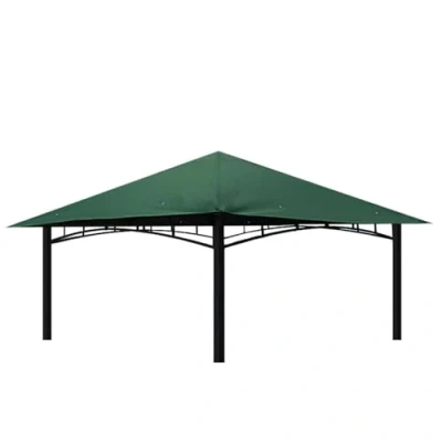 Afbeelding van freigarten.de Vervangend dak voor paviljoen 3x3 meter zand antiek waterdicht materiaal: Panama PCV Soft 370g/m² extra sterk model 3 (groen)