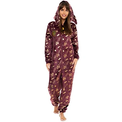 Afbeelding van Harry Potter Dames Onesie Rood Small