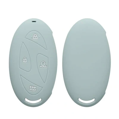Afbeelding van kwmobile autosleutel hoesje geschikt voor Hyundai 7 Knoppen Ioniq 6 Grandeur GN7 KONA 2023 hoes TPU behuizing Beschermende auto sleutel case Sleuteletui in cool mint