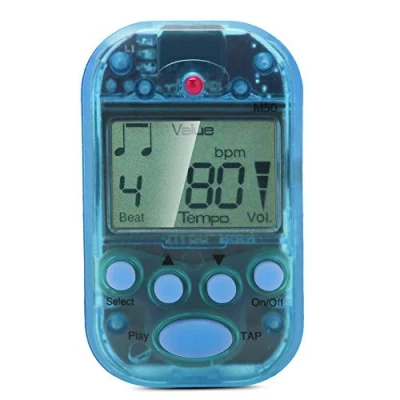 Afbeelding van digitale metronoom, M50 Meideal Blue Mini Metronom Multifunctionele LCD beat Tempo