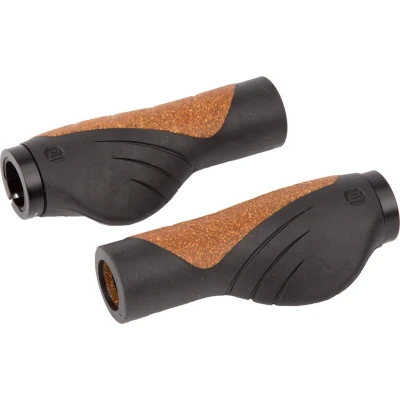 Afbeelding van Ergotec Grip aero 2 set handvatten 2x132mm zwart/bruin