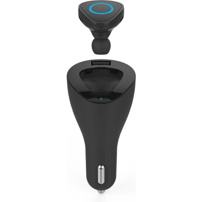 Afbeelding van Headset Bluetooth + Car Charger van Celly Zwart Kunststof
