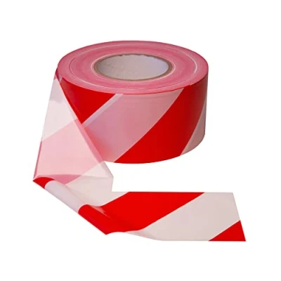 Afbeelding van Afzetlint rood wit (500 meter)
