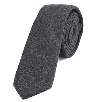 Afbeelding van DonDon heren stropdas 6 cm katoen grijs