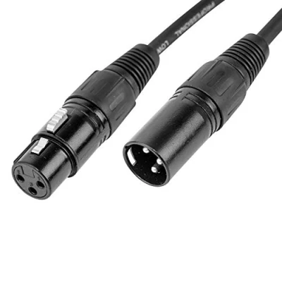 Afbeelding van CASCHA Microfoonkabel XLR 1 m (mannelijk/vrouwelijk)
