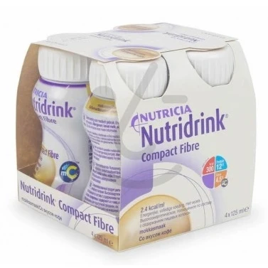 Afbeelding van Nutridrink Compact Fibre Mokka 125ml, 4 stuks