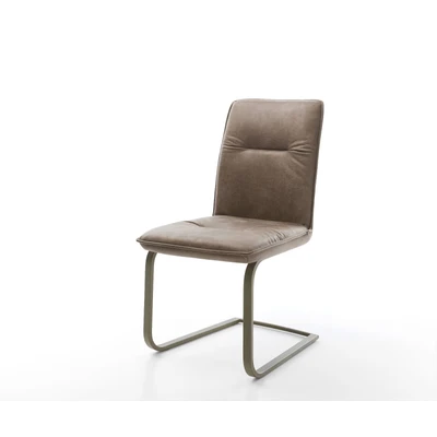 Afbeelding van sledemodel Vinjo Flex vlak afwerking met titaniumeffect taupe vintage