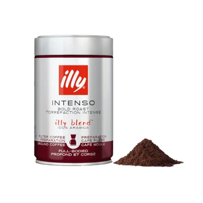 Afbeelding van 25% korting met code illy gemalen koffie Donkere Branding 1 stuk 250 g