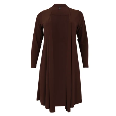 Afbeelding van Yoek vest DOLCE van travelstof bruin