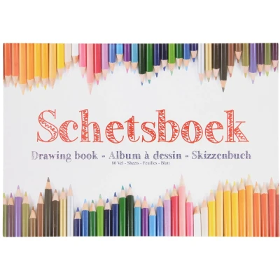 Afbeelding van Schetsboek A4, 80 vel