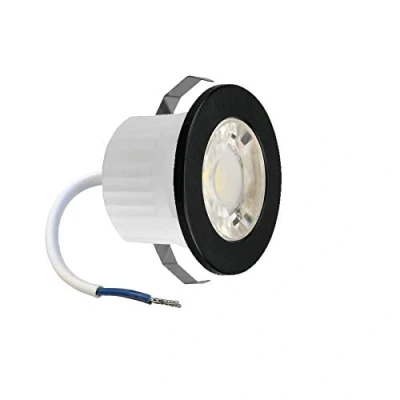 Afbeelding van 3w mini LED inbouwspot spot zwart 240 lumen beschermingsklasse IP54 warm wit