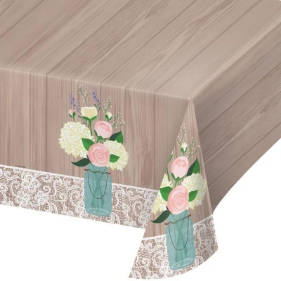 Afbeelding van Tafelkleed rustic wedding (137x259cm)