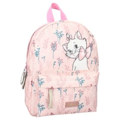 Afbeelding van mybagstory Rugzak Marie Aristokatten Disney Kind School Kleuterschool Kinderkamer Kinderdagverblijf Schooltas meisje Maat 31 cm Verstelbare bandjes Cadeau idee, Roze