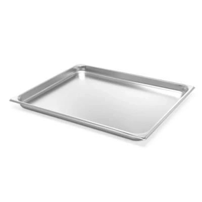 Afbeelding van Hendi Gastronormbak 2/1, RVS, 4 cm diepte, 53(b)x65(d)x4(h)cm, 801147