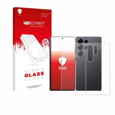 Afbeelding van upscreen Screenprotector voor Samsung Galaxy S25 Ultra (Voor+Achter) Folie Beschermfolie Beschermglas transparant