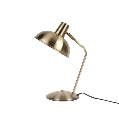 Afbeelding van Leitmotiv Tafellamp Hood Brushed Gold Ø26x38cm