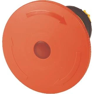 Afbeelding van Eaton rmq titan m22 frontelement noodstop nood uit drukknop kleur rood verlichting mogel ontgrendelen door draaien knop 45mm 121460