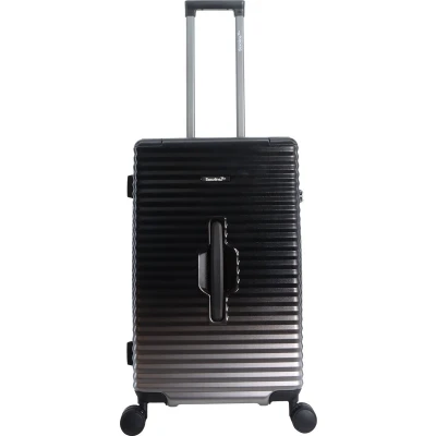 Afbeelding van Saxaoline Blue Elite Trunk harde koffer / Trolley Reiskoffer (Medium) Zwart