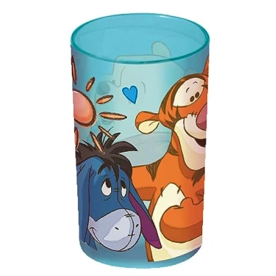Afbeelding van P:os 68925 Winnie the Pooh drinkglas voor kinderen, kunststof drinkbeker met een inhoud van ca. 250 ml