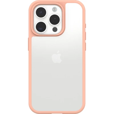 Afbeelding van OtterBox Sleek Series hoesje voor iPhone 15 Plus/iPhone 14 Plus, schokbestendig, valbestendig, ultradun, beschermende, getest volgens militaire standaard, Transparent/Perzik, Zonder Verpakking