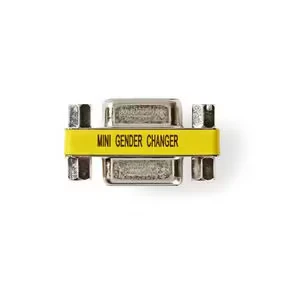 Afbeelding van VGA adapter (v/v) Nedis (15 pins, Metaal)