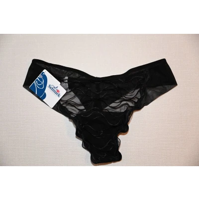 Afbeelding van Selmark Lingerie Amanay string XS XXL zwart XL
