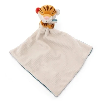 Afbeelding van NICI knuffeldoek baby 22 x cm met schattige knuffeltijger Pluizige voor meisjes &amp; jongens, Liefdevol kraamcadeau 49756