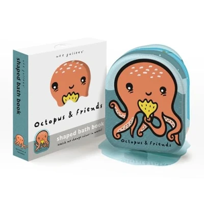 Afbeelding van Wee Gallery Shaped Bath Books Octopus and Friends