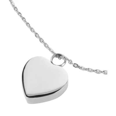 Afbeelding van Traveller Ashanger met Ketting Assierraad Zilverkleurig Edelstaal Hart Verstelbare 45 + 5 cm 181175