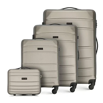 Afbeelding van Wittchen Globe LINE Collection Kofferset, Maat: One Size, Silver