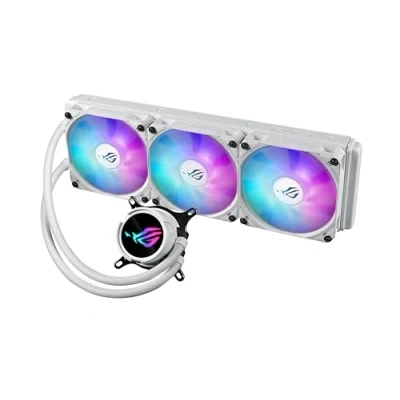 Afbeelding van ASUS ROG Strix LC II 360 ARGB White Edition Processor Alles in één vloeistofkoeler 12 cm Wit